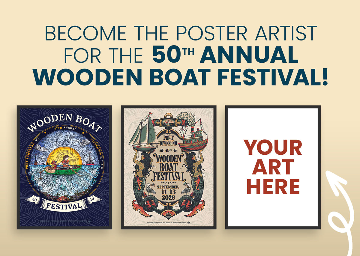 Featured image for “Apply to Be the 50th Annual Wooden Boat Festival Poster Artist”
